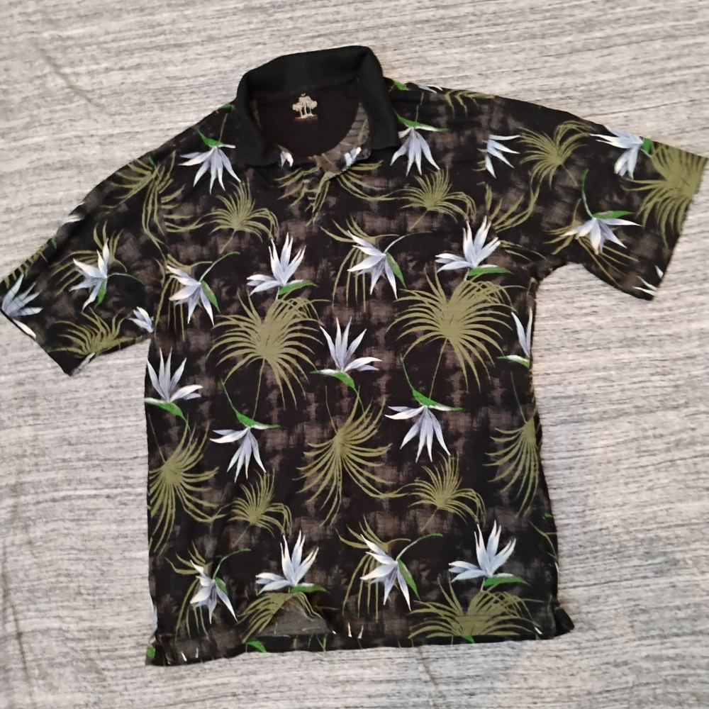 Hawaiian Polo shirt made by Arrow size L $6